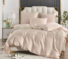 Пододеяльник Maktex из тенселя 220 х 240 60S 54-020 Розовая лаванда