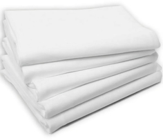 Простыня Maktex из сатина 220x240 125 Белая отбеленная