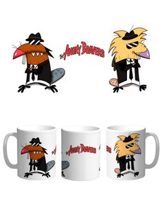 Кружка Каждому Своё "Крутые бобры/The Angry Beavers" 330 мл