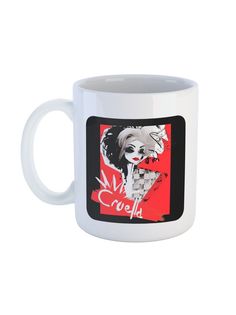 Кружка Каждому Своё "Круелла/Cruella/Фильм/101 долматинец" 330 мл