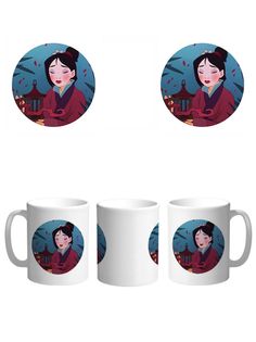 Кружка Каждому Своё "Мулан/Mulan/Мультфильм" 330 мл
