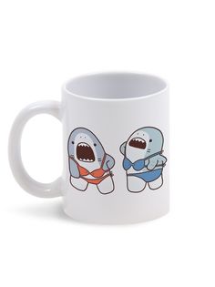 Кружка Каждому Своё "Милые акулы/Shark/Cute" 330 мл