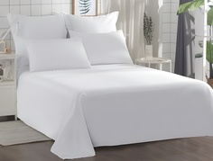 Простыня Maktex из поплина 220x240 Белый