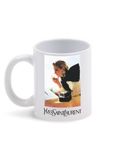 Кружка Каждому Своё "Ив Сен Лоран/YSL/Модельер" 330 мл