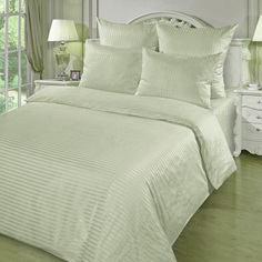 Простыня Maktex из страйп-сатина 200x220 Серо-бежевый 1х1