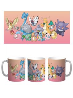 Кружка Каждому Своё "Покемоны/Pokemon/Аниме" 330 мл