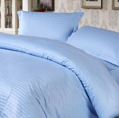 Простыня Maktex из страйп-сатина на резинке 200x220x20 Дымка 1х1