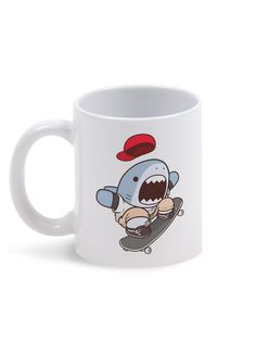 Кружка Каждому Своё "Милые акулы/Shark/Cute" 330 мл