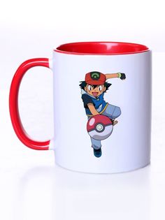 Кружка Каждому Своё "Покемоны/Pokemon/Аниме" 330 мл