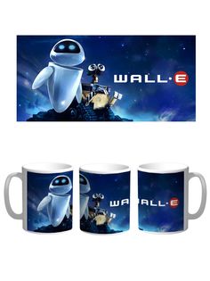 Кружка Каждому Своё "Валли/Ева/WALL-E/Мультфильм" 330 мл