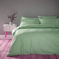 Простыня Maktex из поплина 150x220 Фисташка