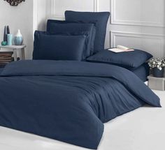 Пододеяльник Maktex из варёного хлопка 150 х 200 339 Синий
