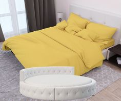 Простыня Maktex круглая из страйп сатина на резинке 230x230x30 Золото заката 1х1