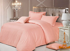 Простыня Maktex из страйп-сатина 180x220 Персик 1х1
