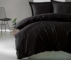 Простыня Maktex из тенселя 240x260 60S 371 Черный