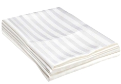 Пододеяльник Maktex из страйп микрофибры 200 х 220 Белый 3х3