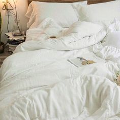 Простыня Maktex из варёного хлопка 240x260 225 Молочный