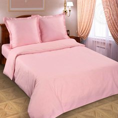 Простыня Maktex из сатина 240x260 Розовый