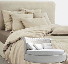 Простыня Maktex круглая из варёного хлопка на резинке 220x220x30 5358 Темно-бежевый