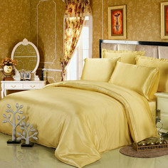 Простыня Maktex из тенселя 240x260 60S 128 Золотой блеск
