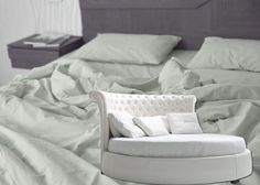 Простыня Maktex круглая из варёного хлопка на резинке 220x220x30 471 Светло-серый