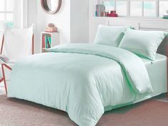 Простыня Maktex из тенселя 180x220 60S 49 Ментол