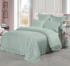 Пододеяльник Maktex из тенселя 200 х 200 60S 41-020 Серебряный