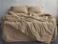 Простыня Maktex из варёного хлопка 240x260 334 Темно-бежевый