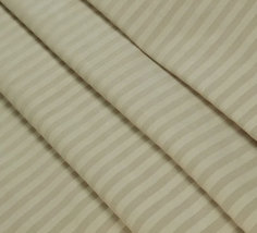 Простыня Maktex из страйп-сатина на резинке 180x200x30 Миндаль 1х1