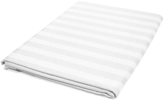 Пододеяльник Maktex из страйп-сатина 200 х 220 Белый 1х1