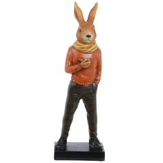 Фигурка декоративная пластик ALAT Home Кролик 8,5х5х26см 781595