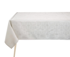 Скатерть, 175х250 см. 100% лен, белая, ARMOIRIES Le Jacquard Francais