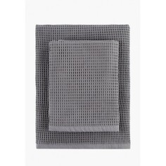 Комплект вафельных полотенец Унисон 2 шт 50х100+70х140 graphite