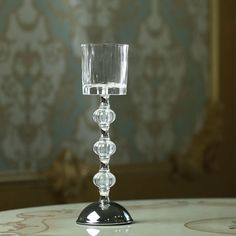 Подсвечник стекло Влечение 28,5х9х9 см No Brand