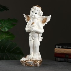 Фигура "Ангел большой" перламутр 44х20х15см Хорошие сувениры