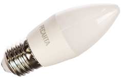 Лампа светодиодная LL-R-C37-6W-230-3K-E27 (свеча, 6Вт, тепл., Е27) в коробке 10 шт. Ресант No Brand