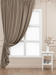 Штора классическая Amore Mio 13240_2 200x270 см бежевая 13240_2