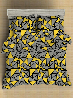 Постельное бельё Amore Mio Мако-сатин Debris Микрофибра Евро