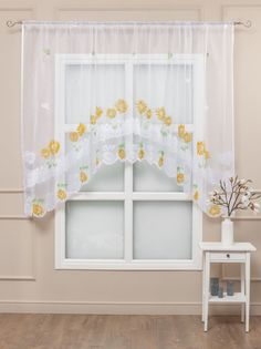 Штора Арка Amore Mio Тюль жаккардовый RR G 18 3,0*1,7 1 шт. Белый/желтый