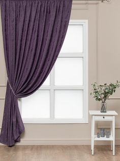 Штора классическая Amore Mio 26204 200*270 см Лиловая