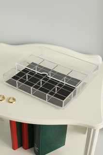 Шкатулка 17x25x6 COINCASA прозрачный пластик 7255173