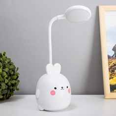 Настольная лампа "Зайчик" LED 3Вт USB белый 10х10х30 см Risalux