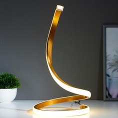 RISALUX Настольная лампа 16607/1GD LED 6Вт золото 19,5х19,5х35 см