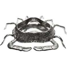 Декоративная чаша Universal Crab 68 х 53 х 17 см серебристая
