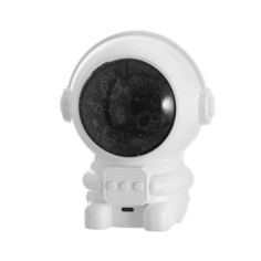 RISALUX Ночник-проектор "Космонавт" LED 3Вт USB белый 9,5х11х13 см
