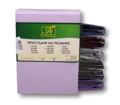 Простыня на резинке Saran лавандовый 180х200 АльВиТек