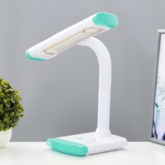 Настольная лампа "Люсиль" КЛЛ 5Вт бело-голубой 31,5х18,5х41,5 см Risalux