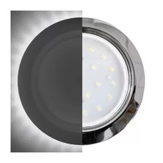 Встраиваемый светильник GX53 H4 LD5300 Круг подсветка Черный хром 48x106 Ecola SB53LDEFB