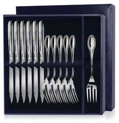 Серебряный набор для рыбы «Император» 12 предметов (вилка, нож)929НБ18801 АргентА