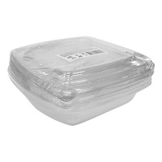 Контейнеры для пищевых продуктов с крышкой 500 мл 3 шт No Brand